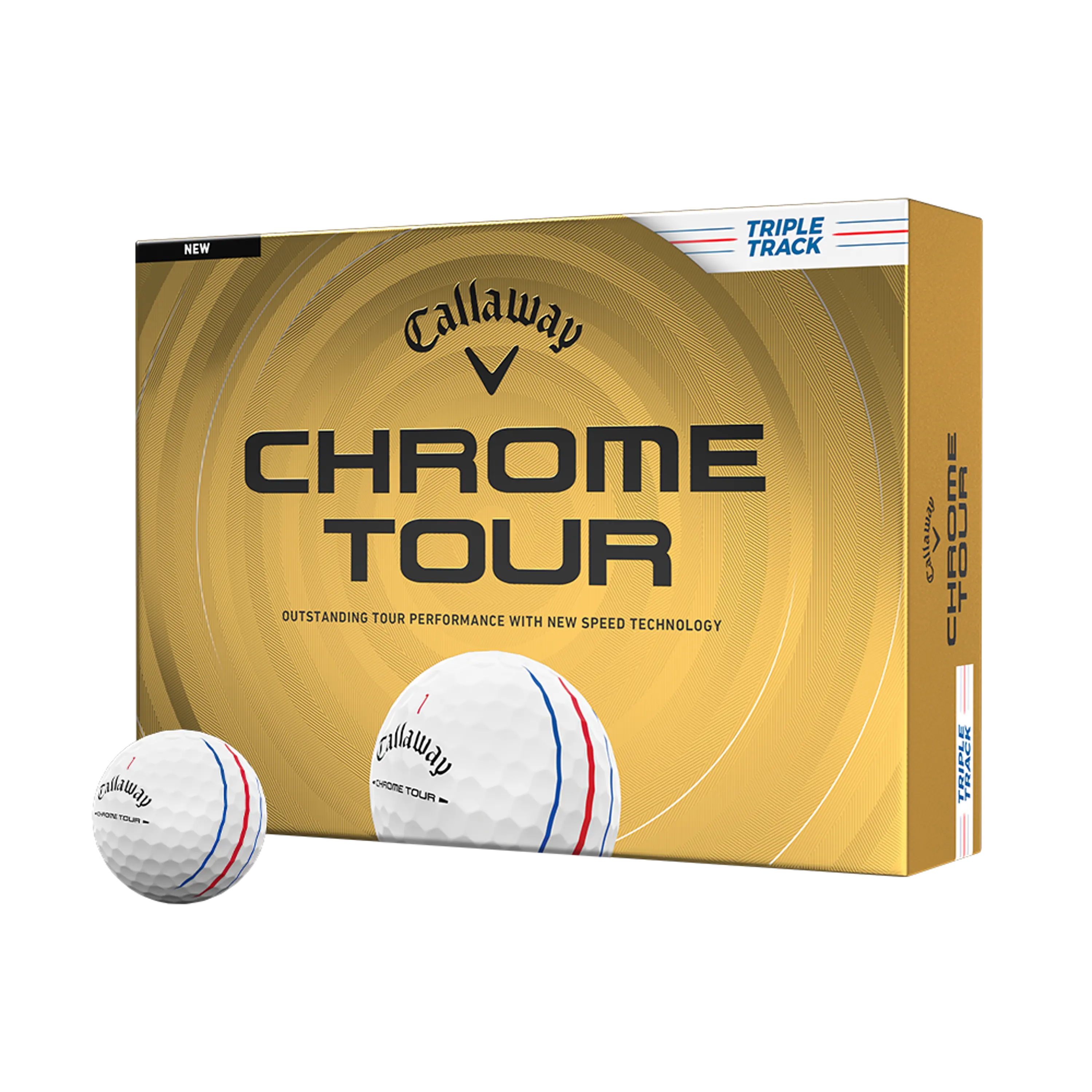 Callaway Chrome Tour golf ball product graphic