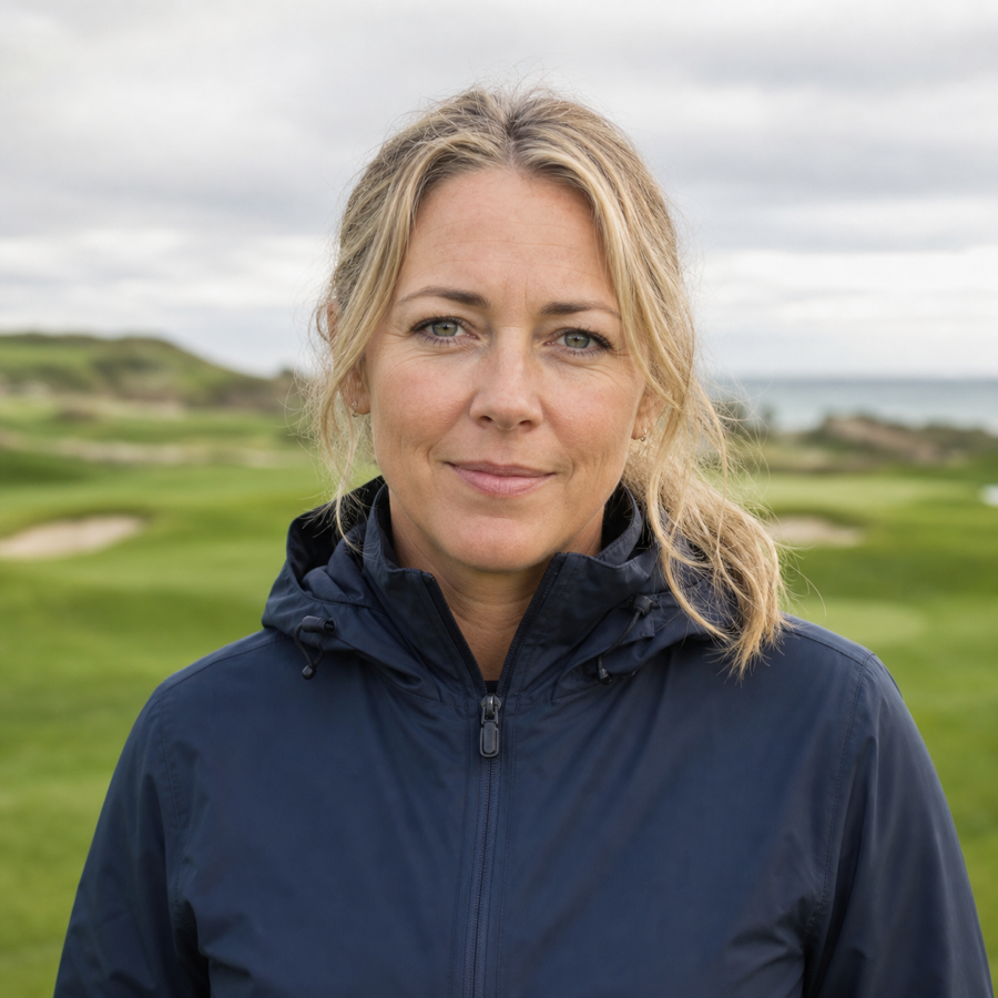 Portrait of Ellie Morgan, lead gear editor at NW Pro Tour